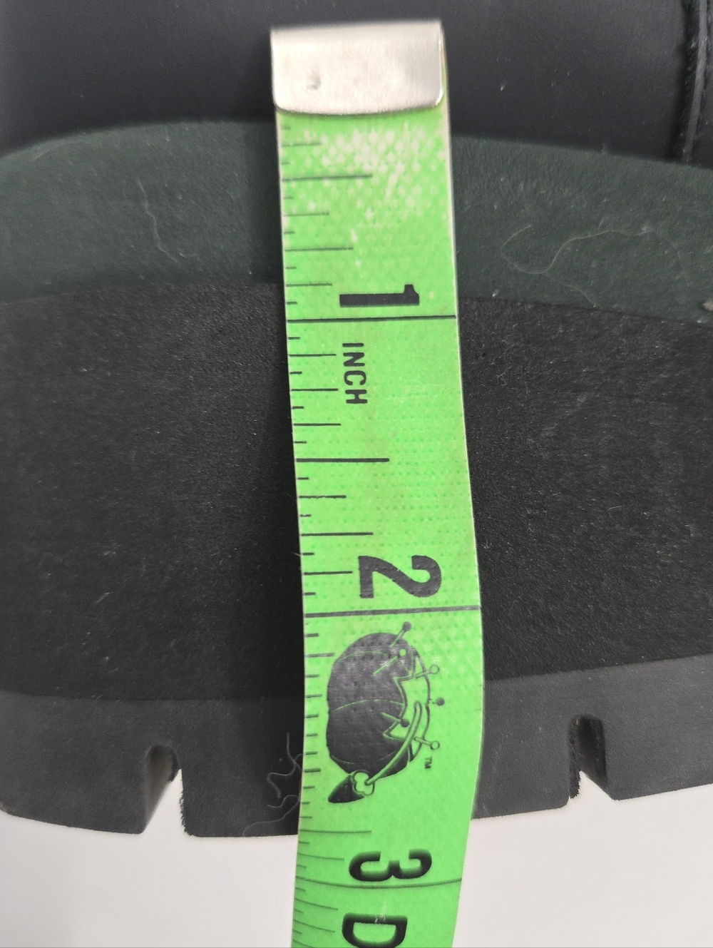 COCLICO Black Leather Chelsea Platform Ankle Boots with Green Accent - Picture 13 of 14